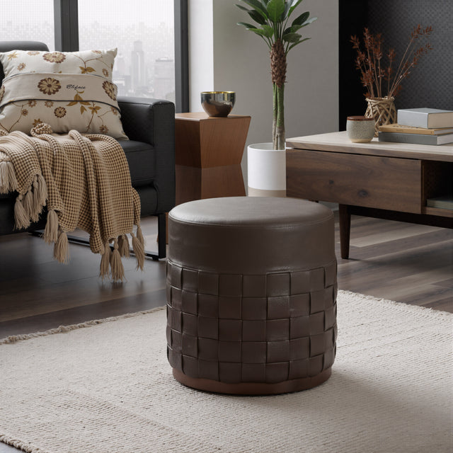 Filo Espresso Ottoman - Ornate Home