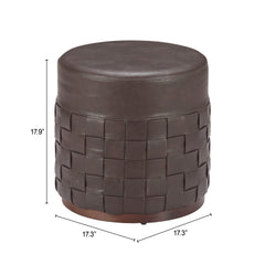 Filo Espresso Ottoman - Ornate Home