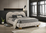 Finamore Latte Brown Queen Bed - Ornate Home