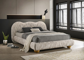 Finamore Latte Brown Queen Bed - Ornate Home