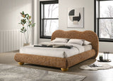 Finamore Terracotta Brown E.King Bed - Ornate Home