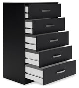 Finch Black Chest of Drawers (Online Special Price) - Ornate Home