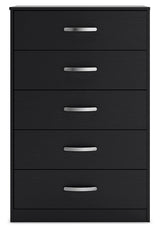 Finch Black Chest of Drawers - Ornate Home