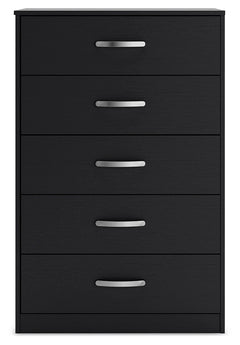 Finch Black Chest of Drawers - Ornate Home
