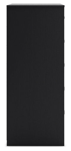 Finch Black Chest of Drawers - Ornate Home