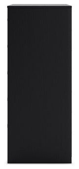 Finch Black Chest of Drawers - Ornate Home