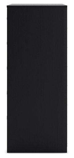 Finch Black Chest of Drawers - Ornate Home