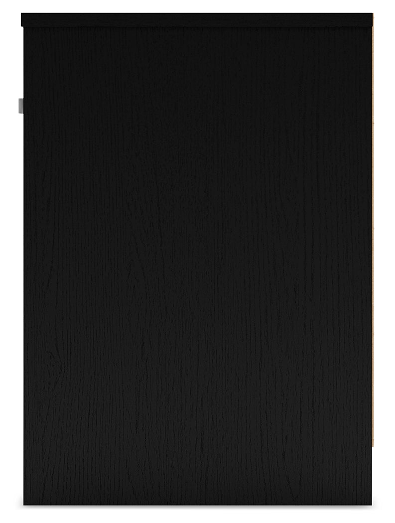 Finch Black Nightstand (Online Special Price) - Ornate Home