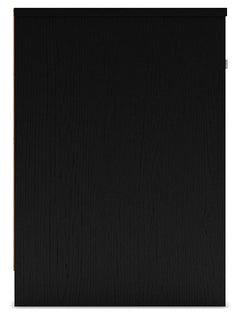Finch Black Nightstand - Ornate Home