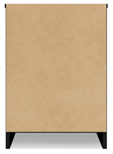 Finch Black Nightstand - Ornate Home