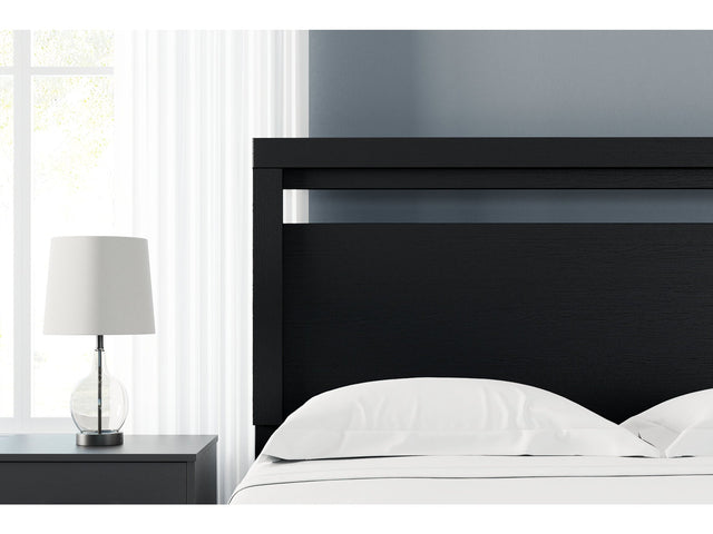 Finch Black Queen Panel Headboard (Online Special Price) - Ornate Home