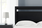 Finch Black Queen Panel Headboard (Online Special Price) - Ornate Home