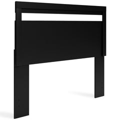Finch Black Queen Panel Headboard - Ornate Home