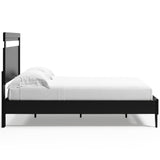 Finch Black Queen Panel Platform Bed (Online Special Price) - Ornate Home