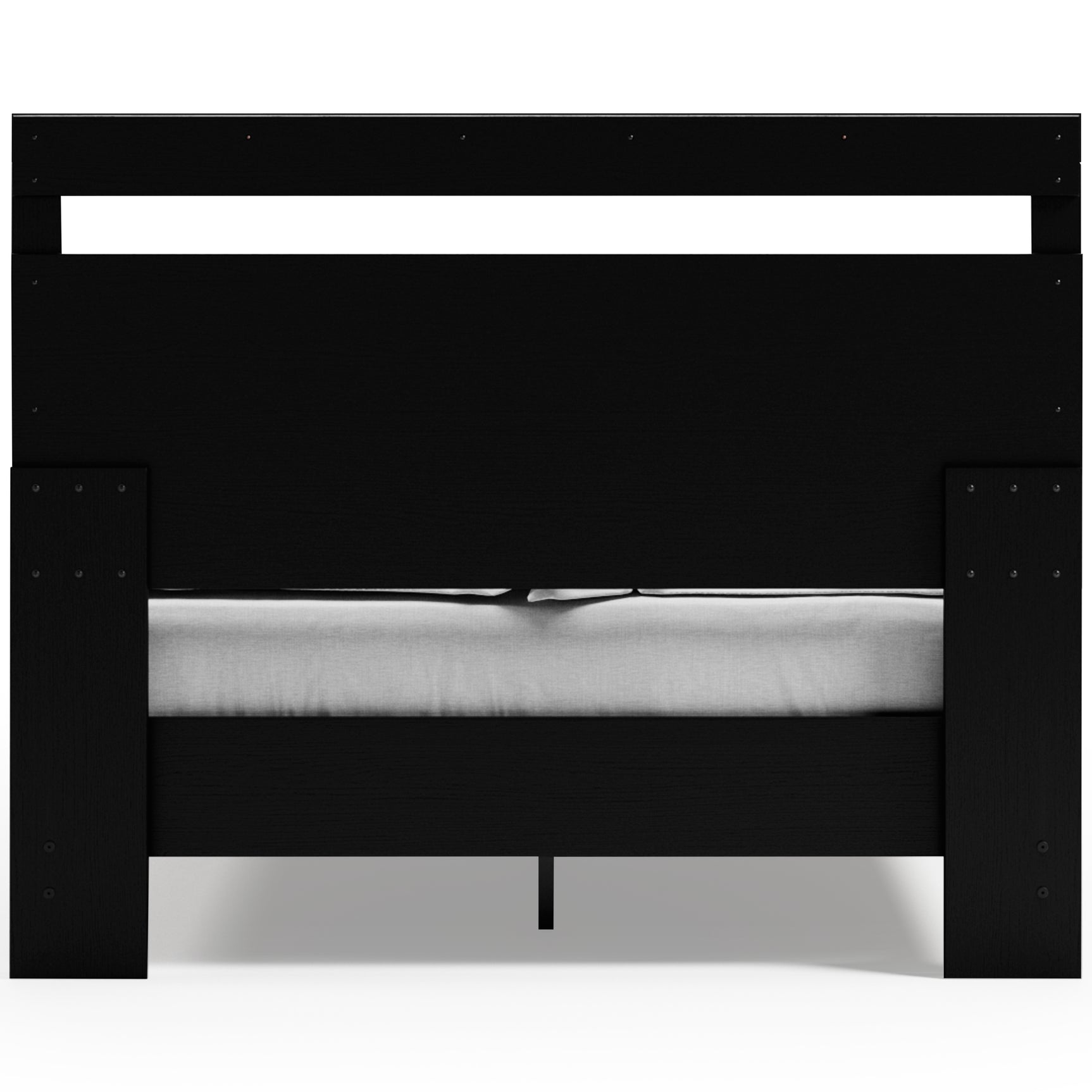 Finch Black Queen Panel Platform Bed (Online Special Price) - Ornate Home