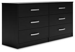 Finch Black Queen Panel Platform Bed with Dresser and Nightstand - Ornate Home