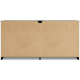 Finch Black Six Drawer Wide Dresser (Online Special Price) - Ornate Home