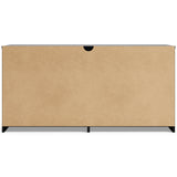 Finch Black Six Drawer Wide Dresser - Ornate Home