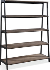 Finch Buckwheat/Antique Bronze Wood and Metal Etagere Bookcase - Ornate Home