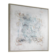 Find Me Here Multicolor Abstract Framed Canvas Art - Ornate Home