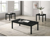 Findlay Black 3 Pc. Table Set - Ornate Home