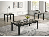 Findlay Black & White 3 Pc. Table Set - Ornate Home