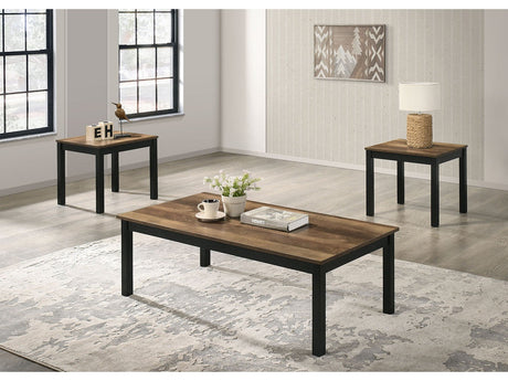 Findlay Brown 3 Pc. Table Set - Ornate Home