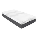 Findlay White 12" Twin Green Tea Gel-Infused Memory Foam Hybrid Mattress - Ornate Home