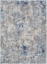Findochty Blue&Gray Abstract Area Rug - Ornate Home