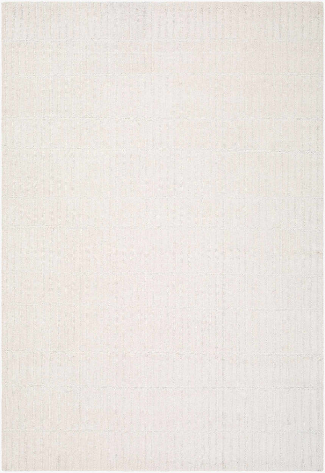 Finial Beige Wool Area Rug - Ornate Home