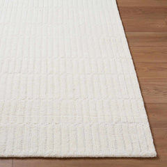 Finial Beige Wool Area Rug - Ornate Home