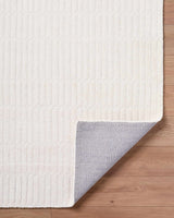 Finial Beige Wool Area Rug - Ornate Home