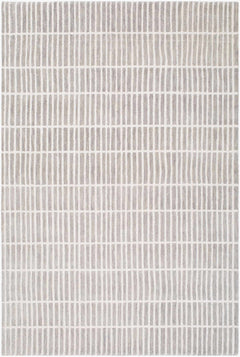 Finial Gray Wool Area Rug - Ornate Home