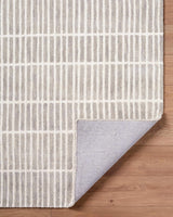 Finial Gray Wool Area Rug - Ornate Home