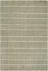 Finial Olive Wool Area Rug - Ornate Home