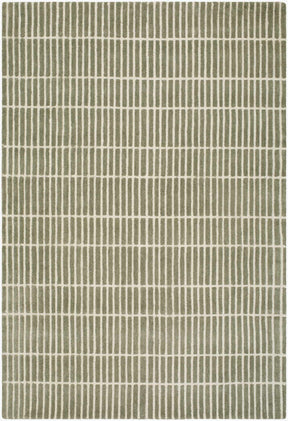 Finial Olive Wool Area Rug - Ornate Home