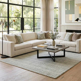 Finial Sage Wool Area Rug - Ornate Home