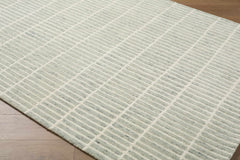 Finial Sage Wool Area Rug - Ornate Home