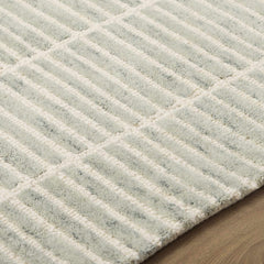Finial Sage Wool Area Rug - Ornate Home