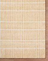 Finial Yellow Wool Area Rug - Ornate Home
