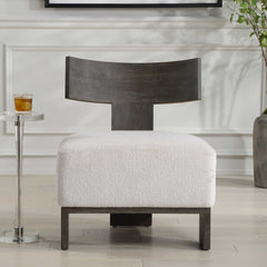 Finlay Dark Walnut Accent Chair - Ornate Home