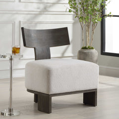 Finlay Dark Walnut Accent Chair - Ornate Home