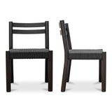 Finn Black Dining Chair (Set of 2) - Ornate Home