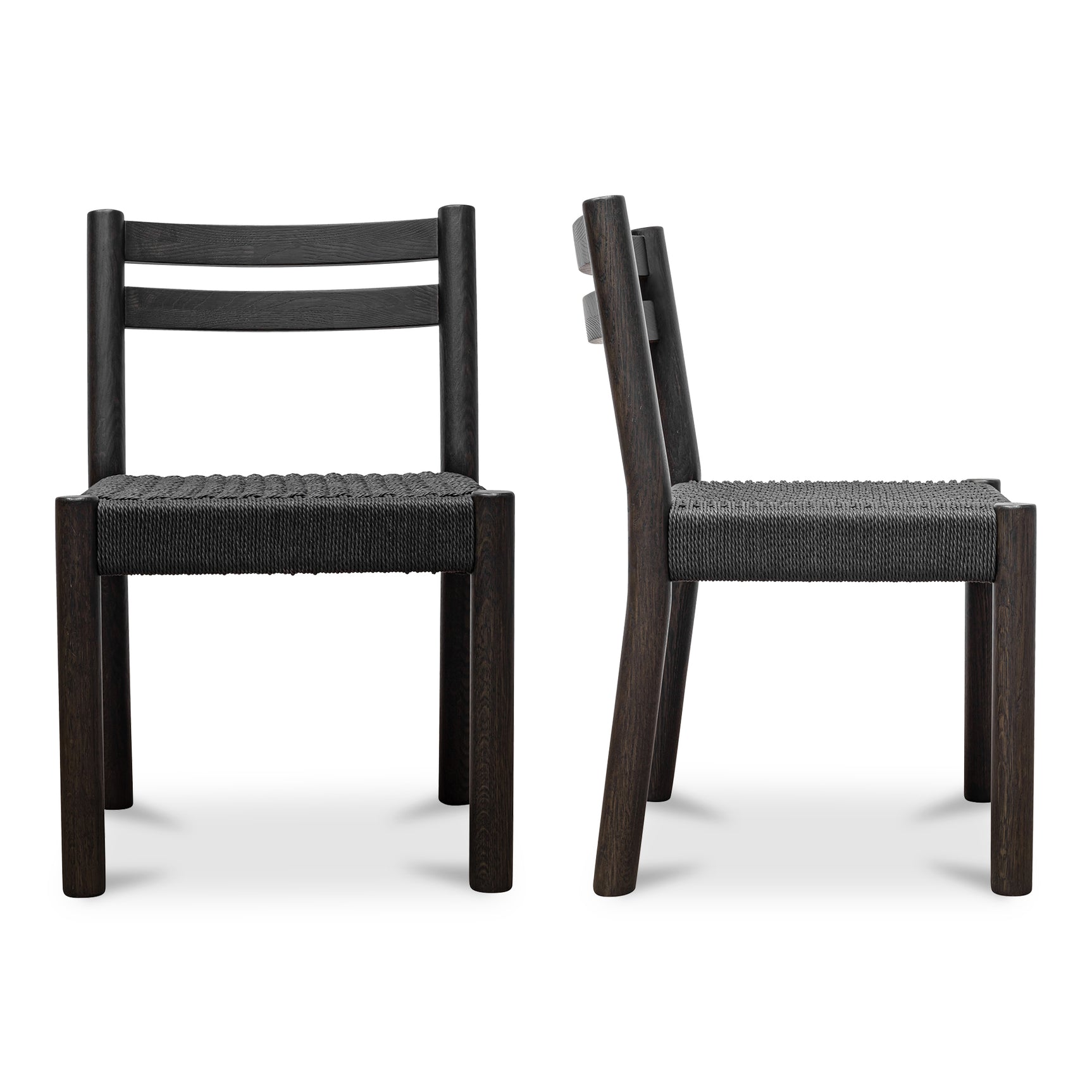 Finn Black Dining Chair (Set of 2) - Ornate Home