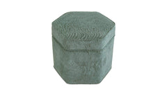 Finn Blue Storage Ottoman - Ornate Home