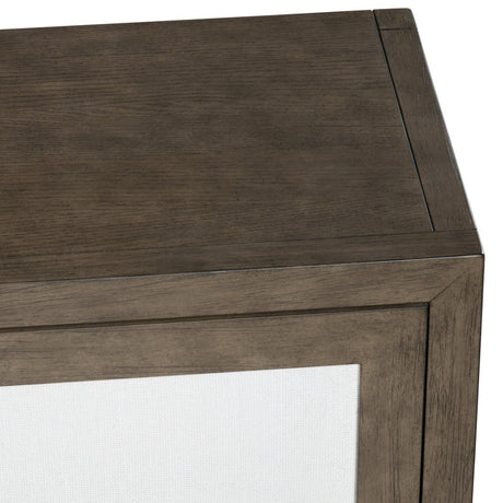 Finn Brown/White Four-Door Sideboard - Ornate Home