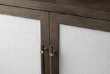 Finn Brown/White Four-Door Sideboard - Ornate Home