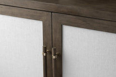 Finn Brown/White Four-Door Sideboard - Ornate Home
