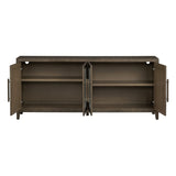 Finn Brown/White Four-Door Sideboard - Ornate Home