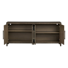 Finn Brown/White Four-Door Sideboard - Ornate Home